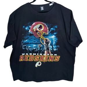 Washington Redskins NFL Team Apparel Men's Football Fan T-Shirt Black Size 4X